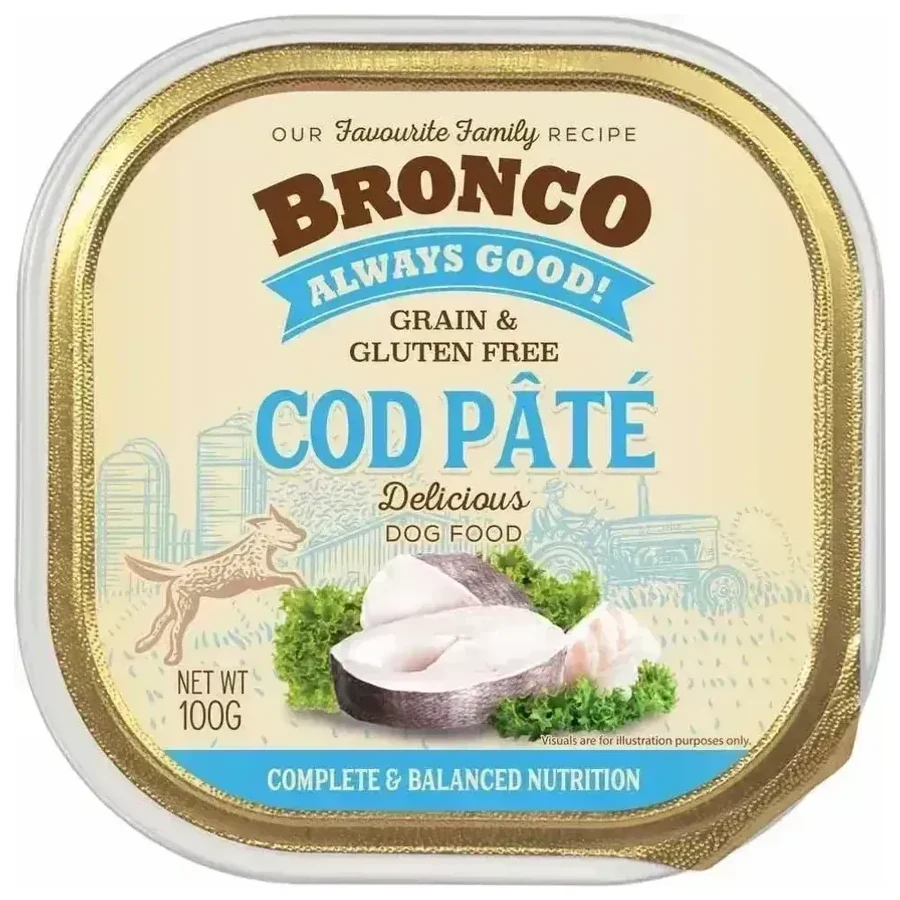 Bronco Pate Tray — Cod